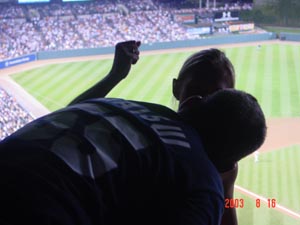 John and the Orioles fan